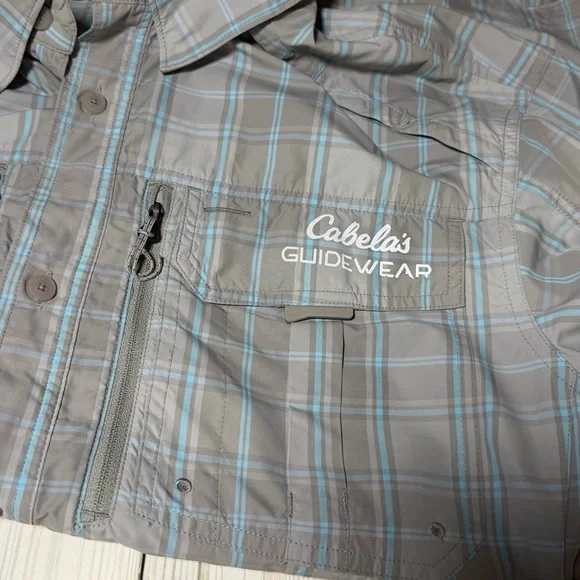 Cabela’s Guidewear Shirts Lot of 2 Men’s Large Plaid Outdoor Fishing Hiking - Picture 6 of 16